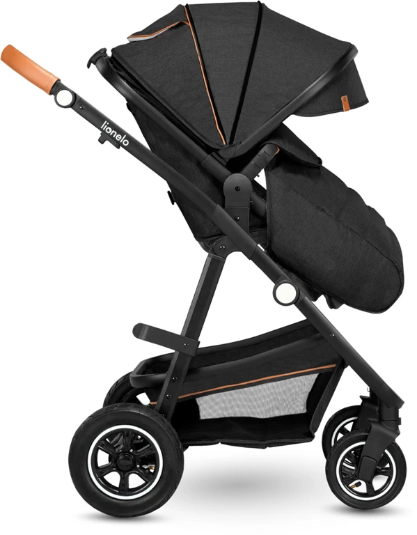 Дитячий візочок 2 в 1 Lionelo Amber Grey Graphite